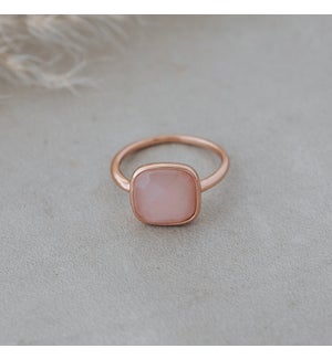 Ala Mode Rings Size 7-rose gold/rose quartz